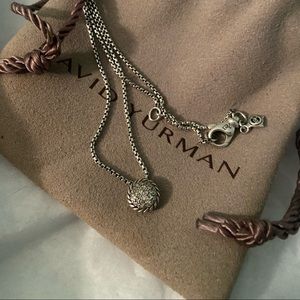 DAVID YURMAN SILVER PENDANT NECKLACE
